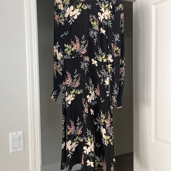 reformation kellan floral long sleeve dress - Picture 5 of 9